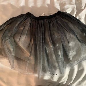 Halloween black and white tutu